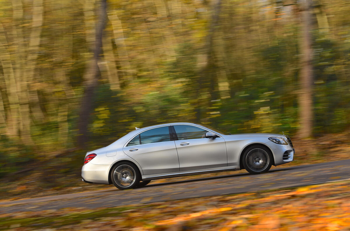 Mercedes-Benz S-Class side profile