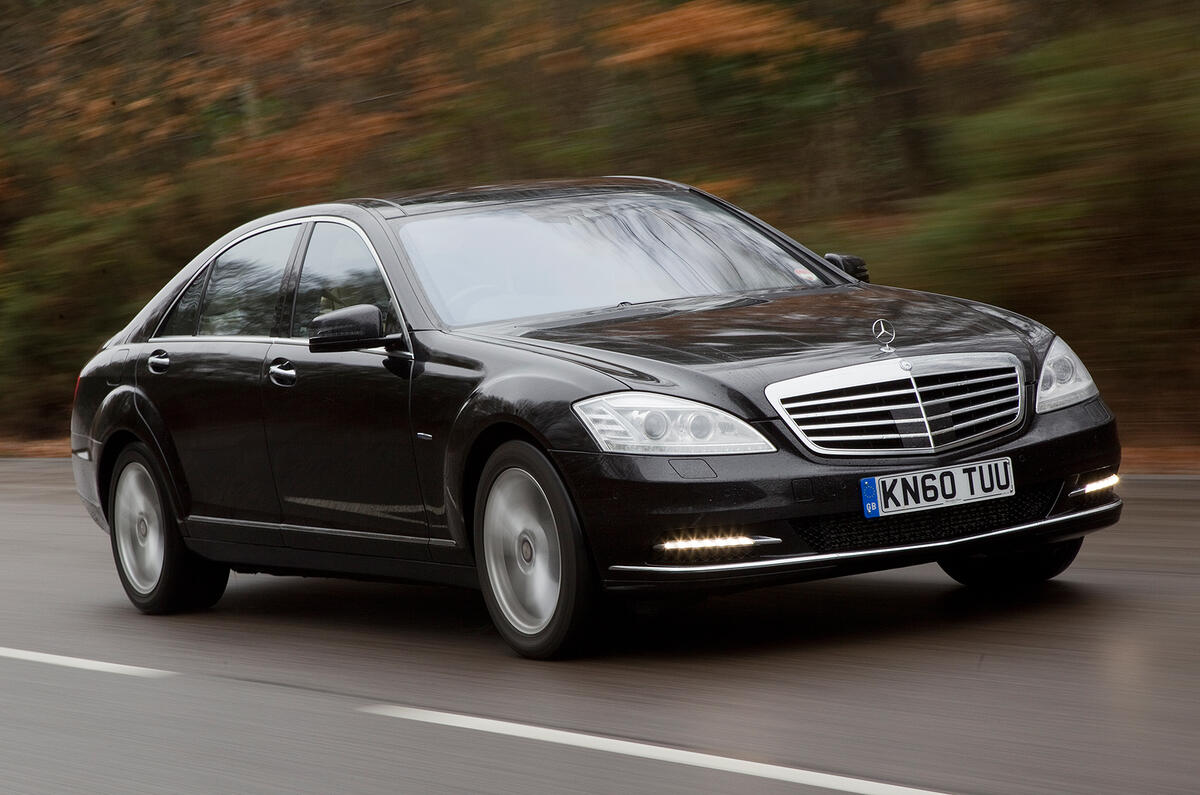 A petrol-electric hybrid model is offered in LHD markets, and will eventually make it into RHD Mercedes-Benz S-Class