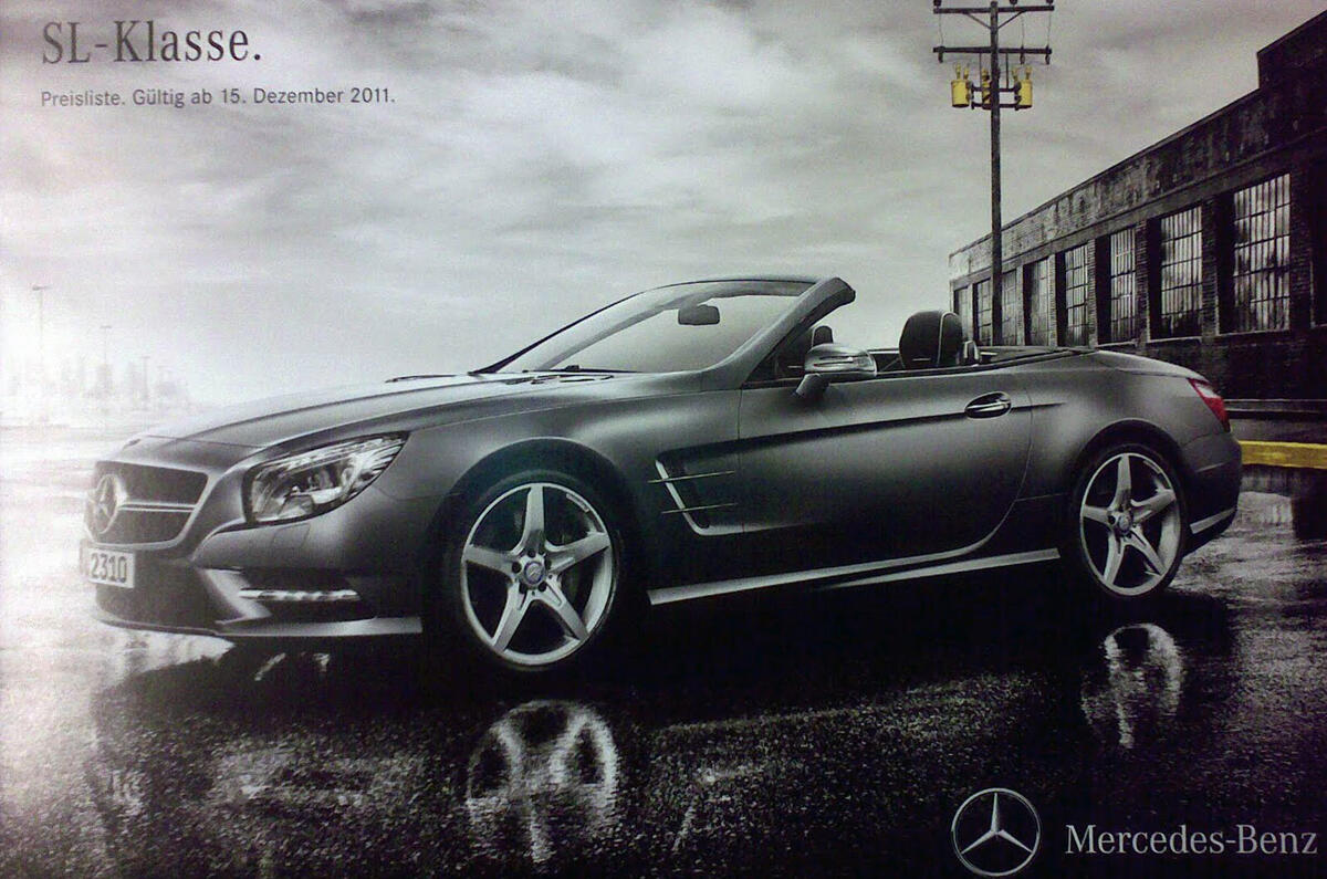 Mercedes SL pics leaked