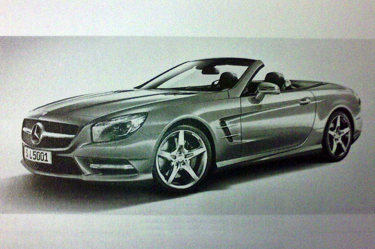 no title Mercedes SL pics leaked