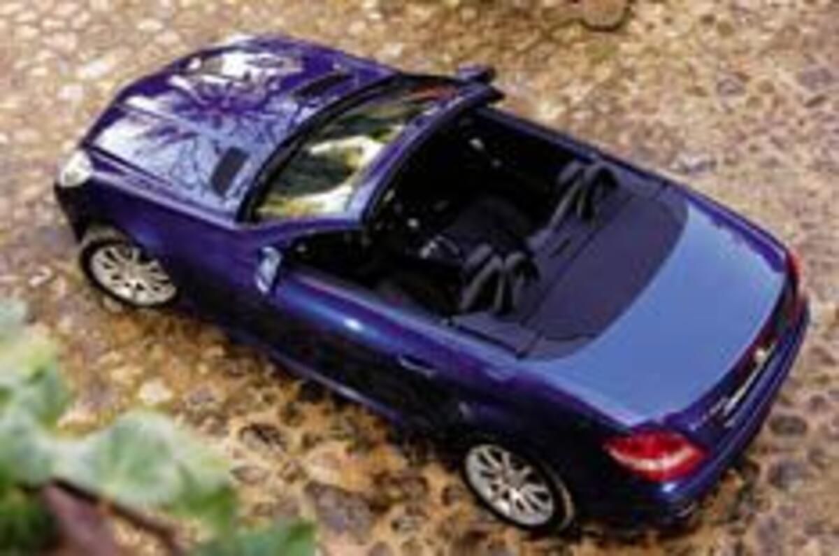 Benz' new SLK driven