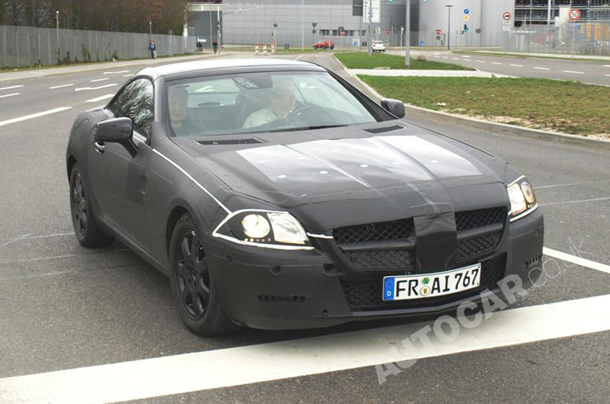 New Mercedes SLK in detail