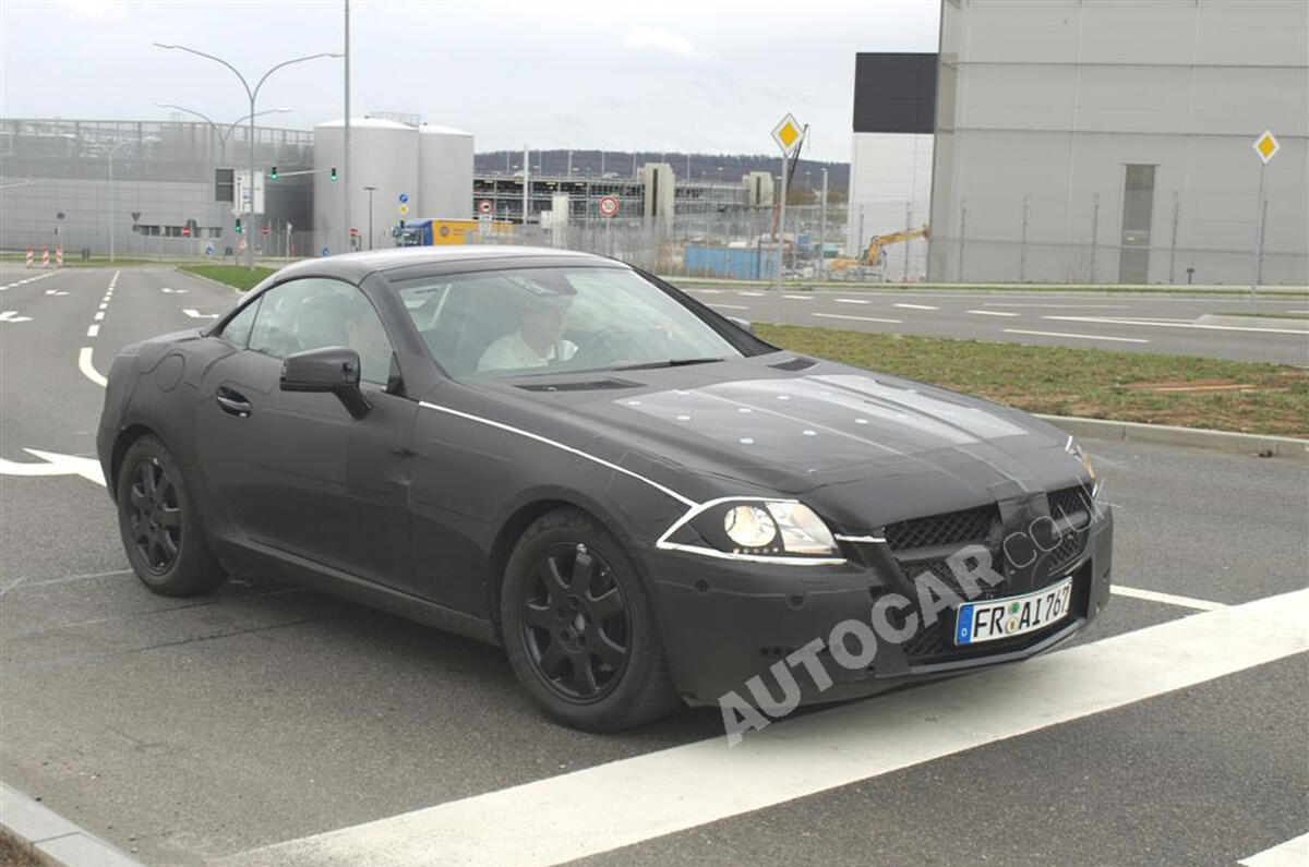 New Mercedes SLK in detail