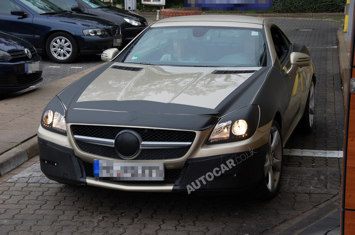 New Mercedes SLK uncovered