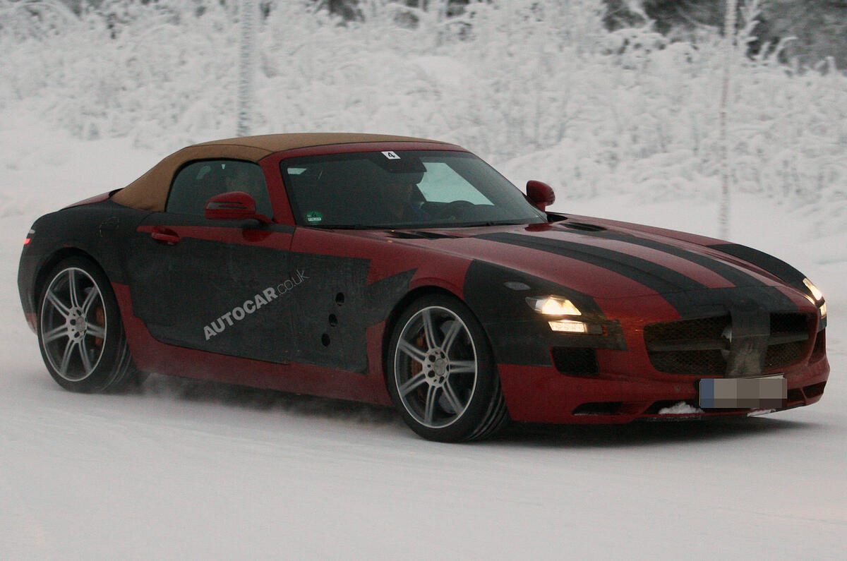 Merc SLS Roadster - new pics