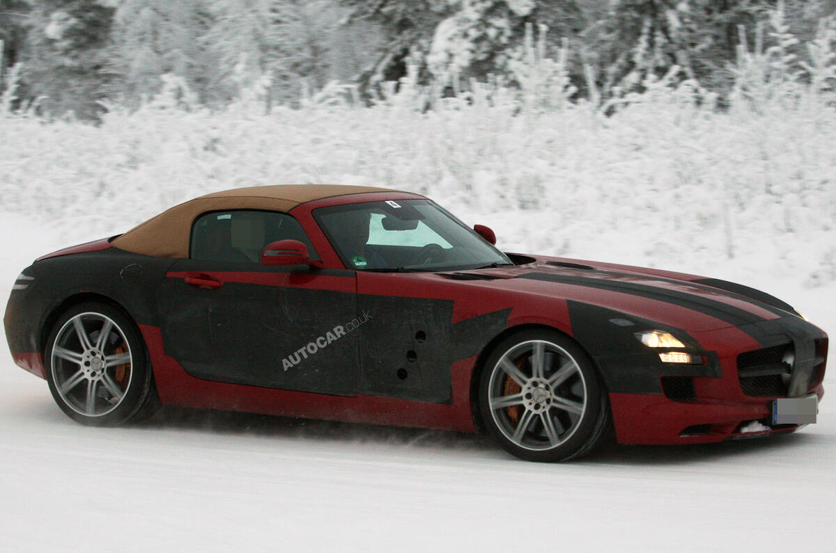 no title Merc SLS Roadster - new pics