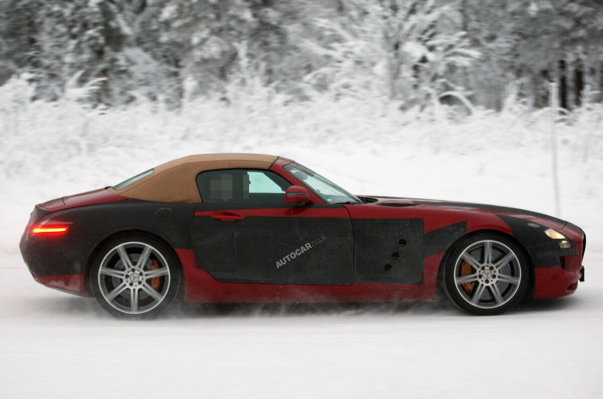 no title Merc SLS Roadster - new pics