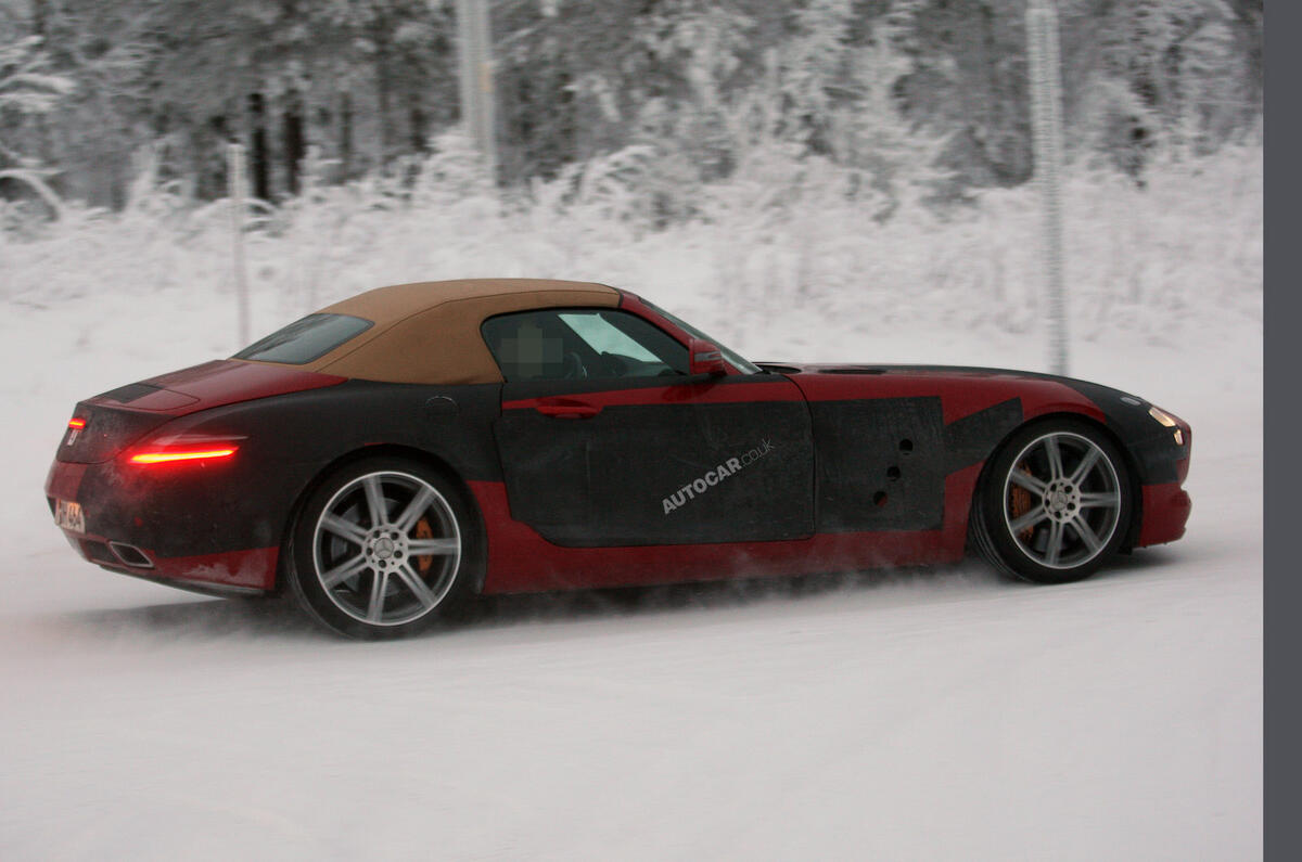 no title Merc SLS Roadster - new pics