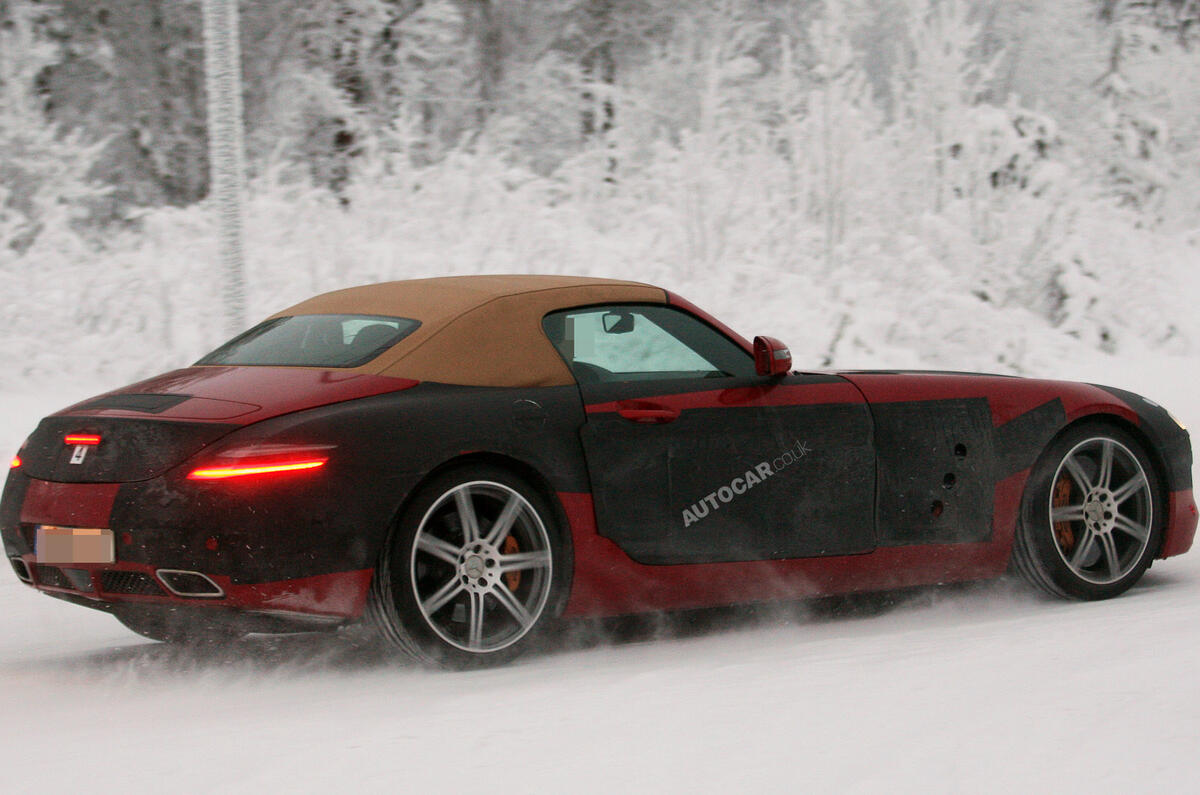 no title Merc SLS Roadster - new pics