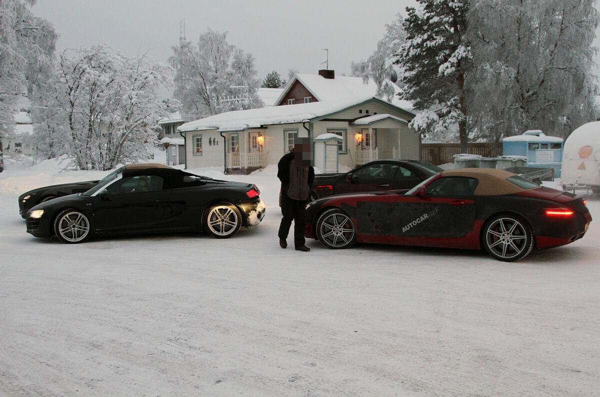 no title Merc SLS Roadster - new pics