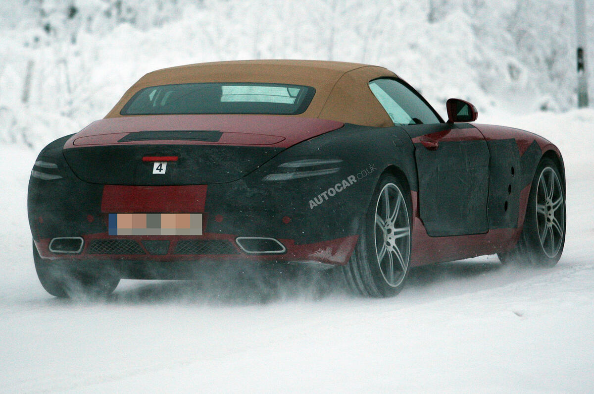 no title Merc SLS Roadster - new pics