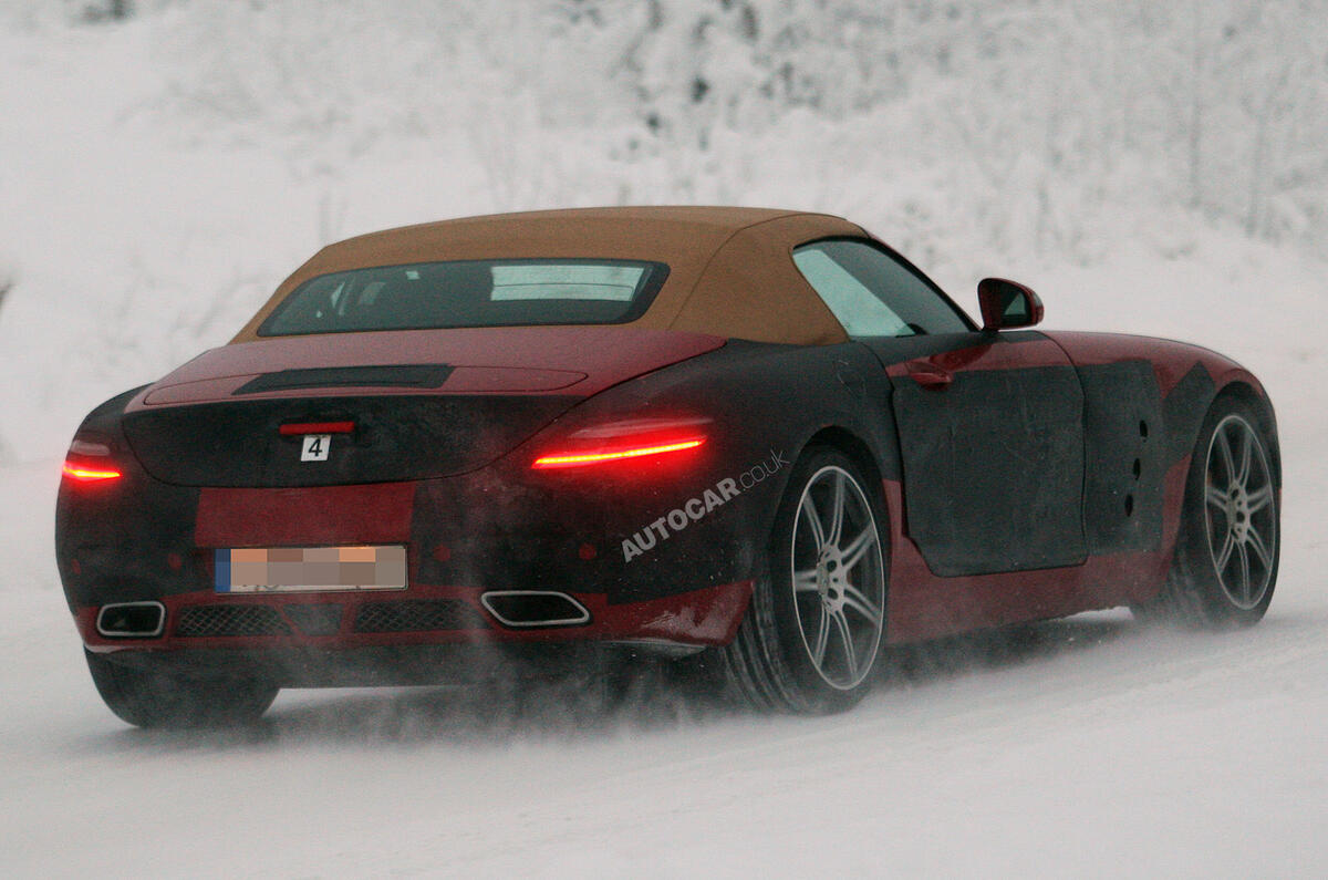 no title Merc SLS Roadster - new pics