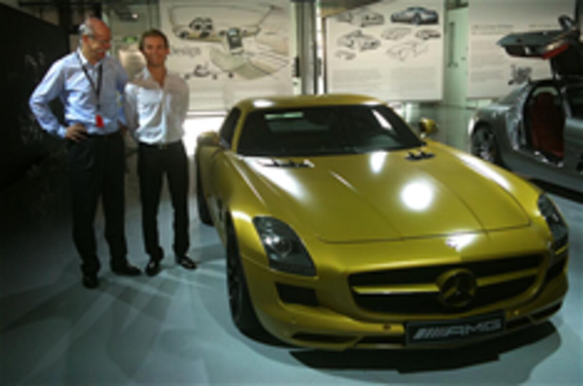 Merc reveals SLS Desert Gold