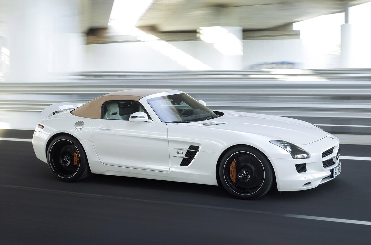 Frankfurt show - Mercedes SLS Roadster Frankfurt show - Mercedes SLS Roadster