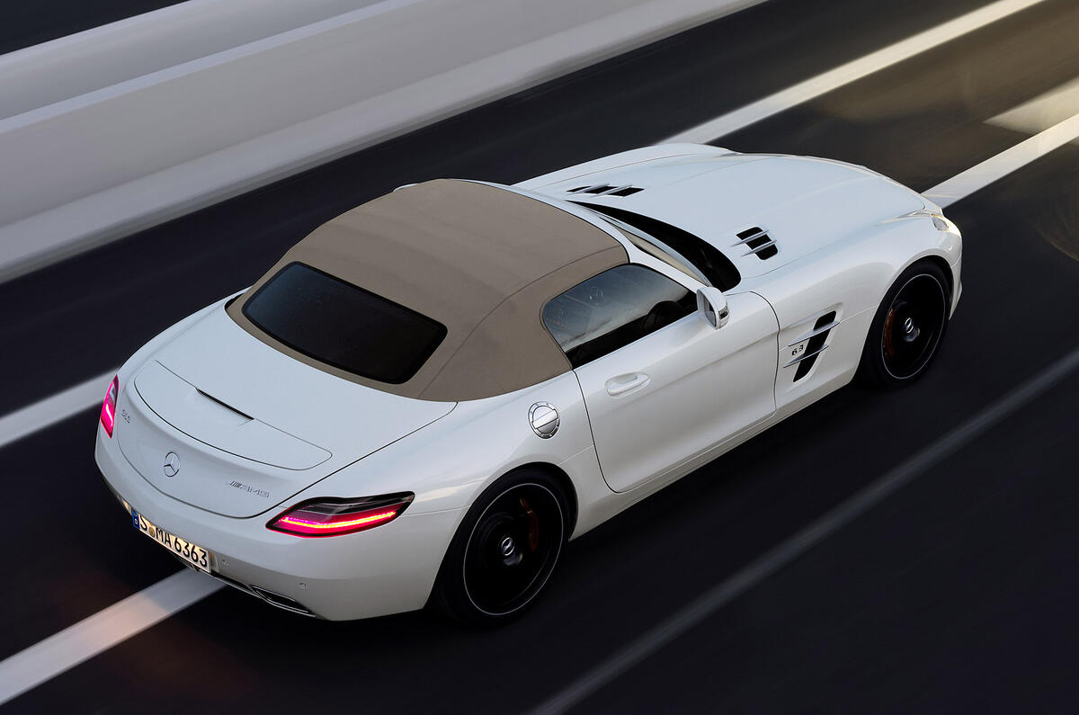 Frankfurt show - Mercedes SLS Roadster Frankfurt show - Mercedes SLS Roadster