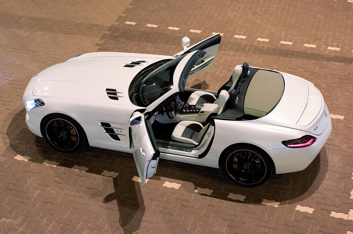Frankfurt show - Mercedes SLS Roadster Frankfurt show - Mercedes SLS Roadster