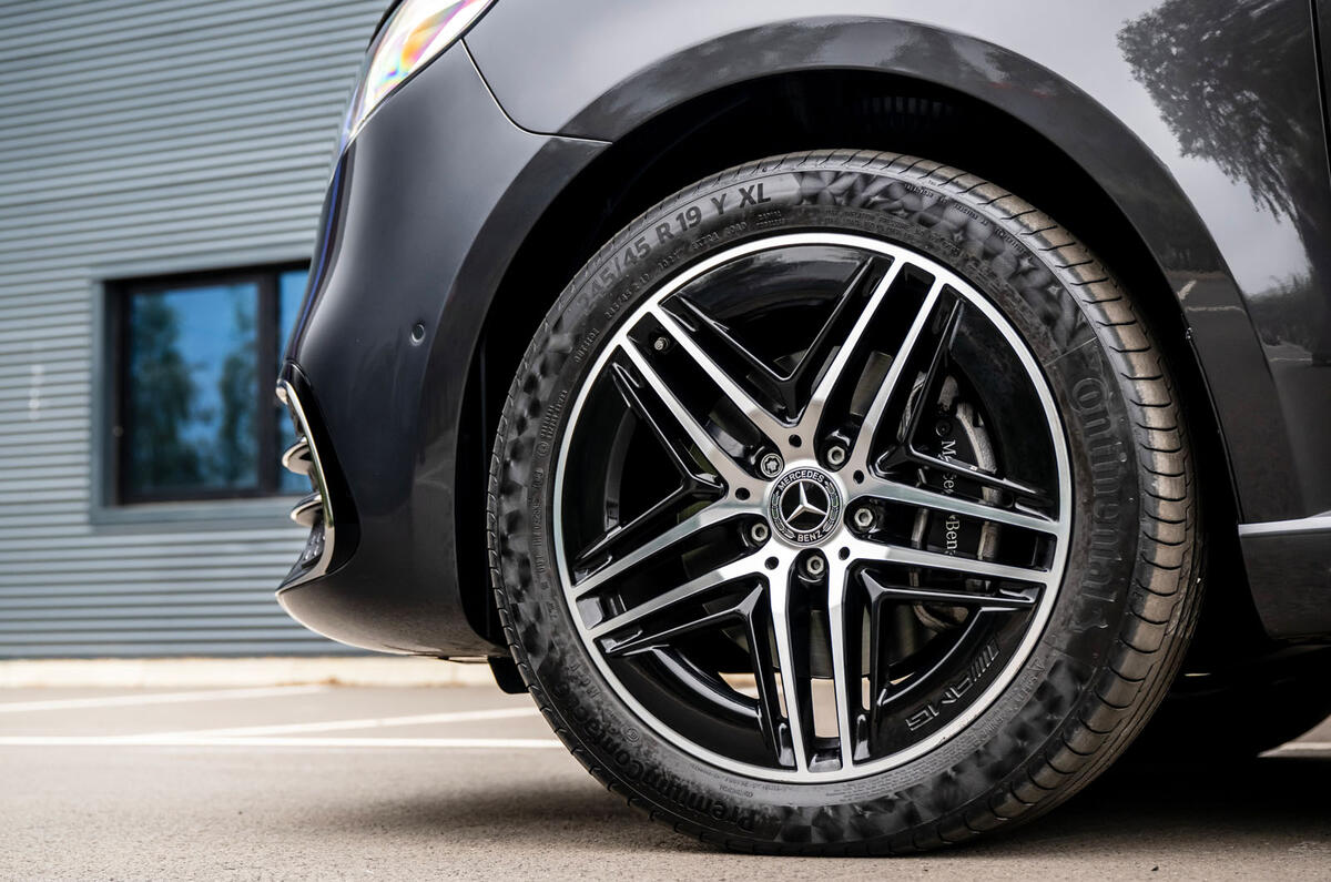 Mercedes Benz V Class 2025 Review wheel 0088