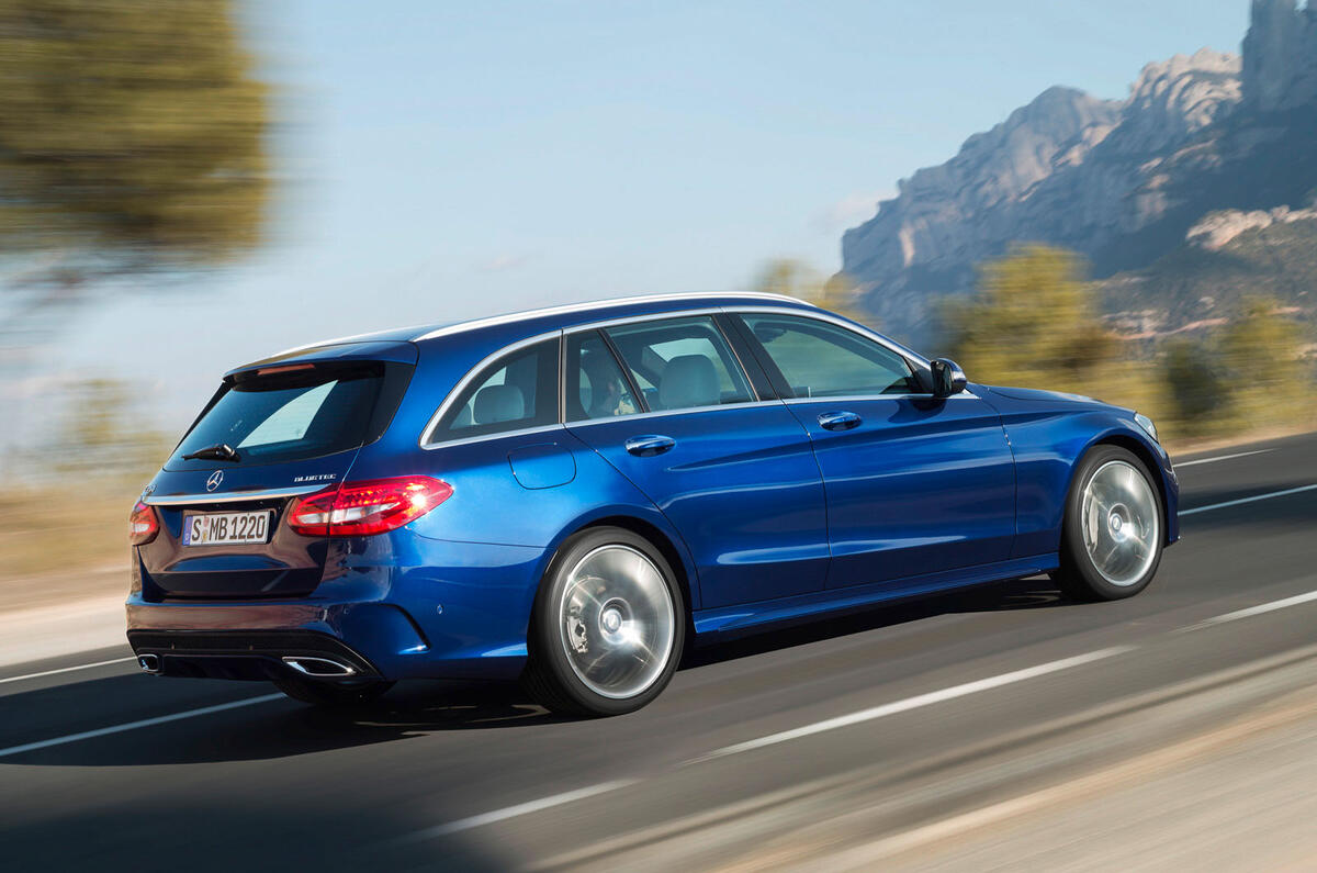 New Mercedes C-class estate revealed