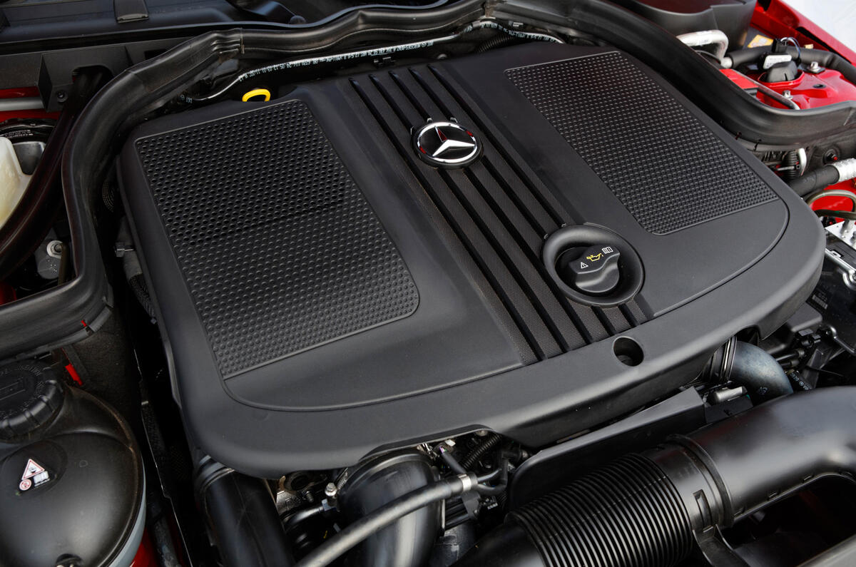 Mercedes-Benz C-Class engine bay