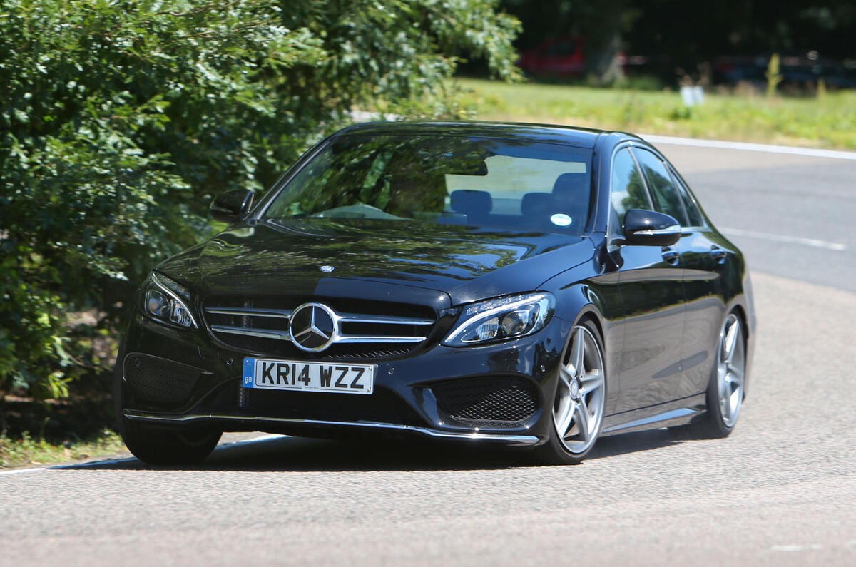 Mercedes-Benz C-Class cornering