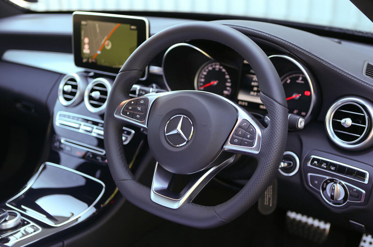 Mercedes-Benz C-Class steering wheel