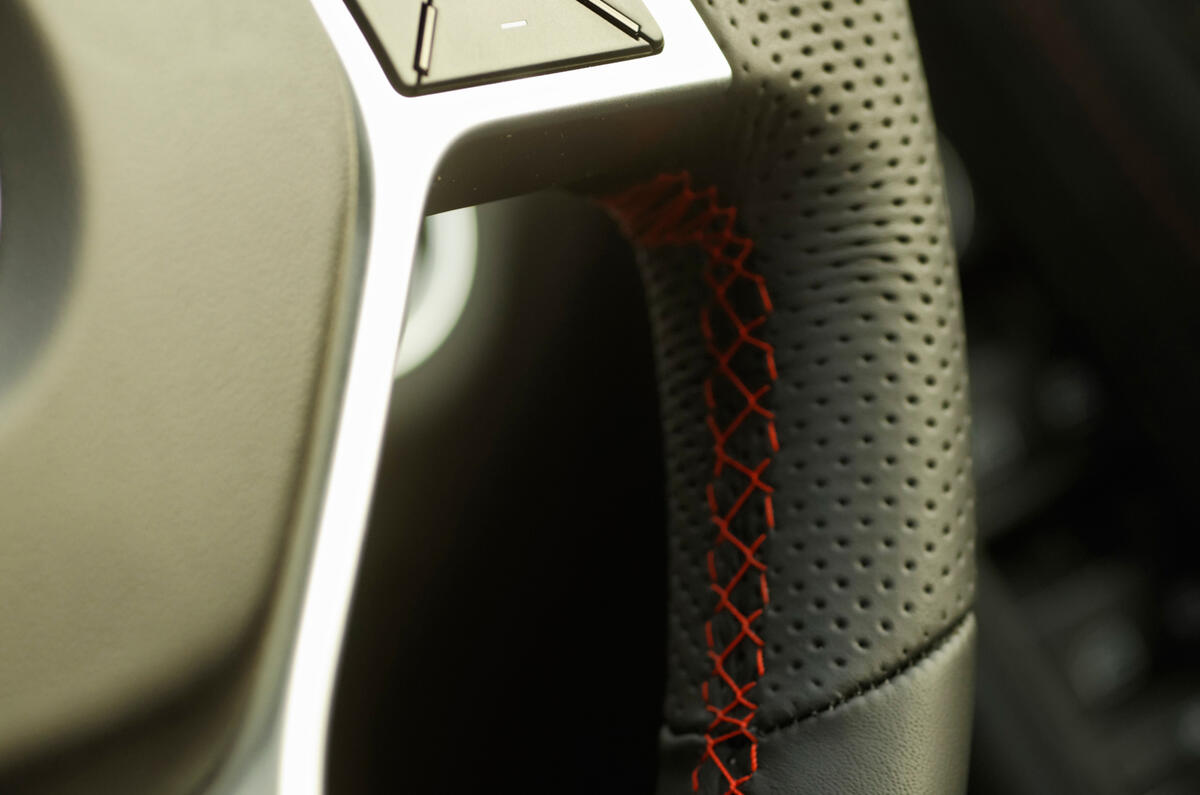 Mercedes-Benz C-Class red stitching