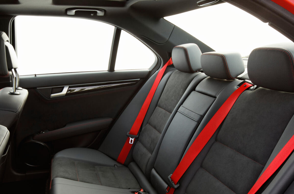 Mercedes-Benz C-Class rear seats
