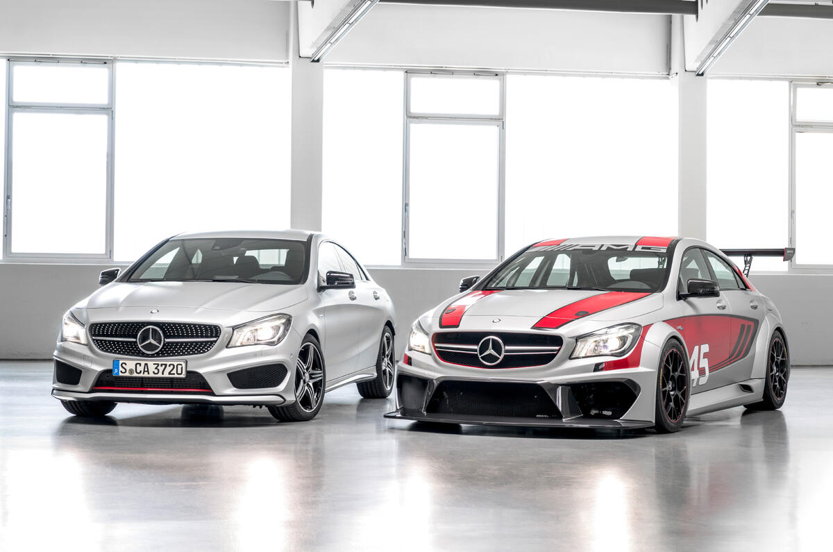 no title Frankfurt motor show: Mercedes CLA 45 AMG Racing Series