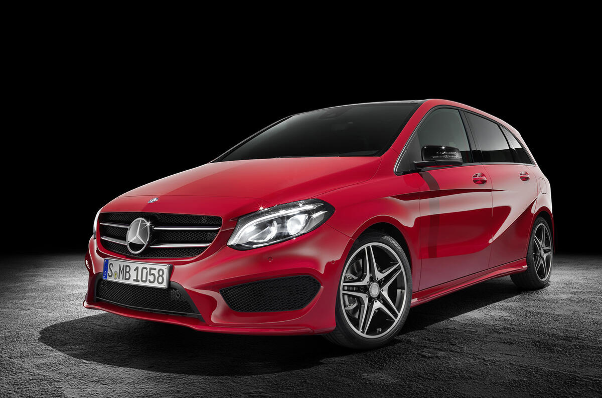 Facelifted Mercedes-Benz B-class revealed Facelifted Mercedes-Benz B-class revealed