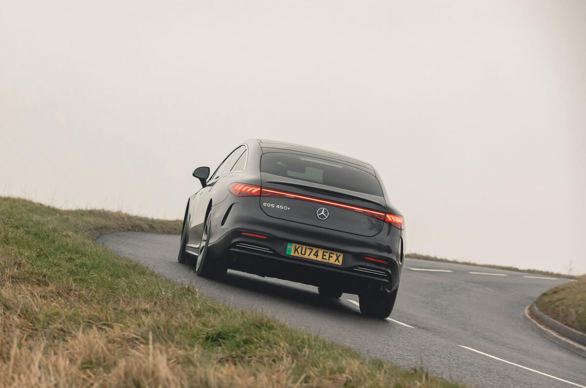 Mercedes EQS 450  RT 2025 rear corner ME 36