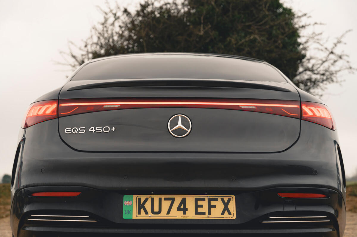 Mercedes EQS 450  RT 2025 rear detail ME 5