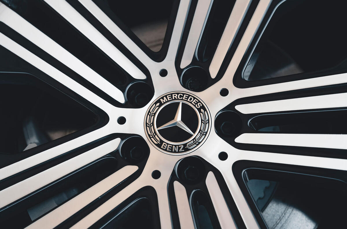Mercedes EQS 450  RT 2025 wheel detail ME 7