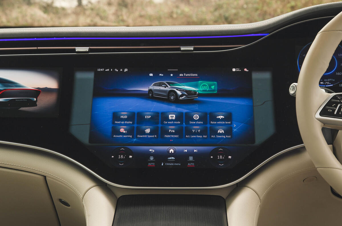 mercedes eqs suv review 2024 18 infotainment settings