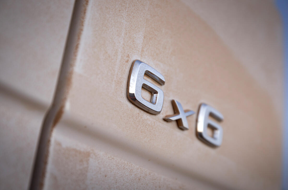 Mercedes-AMG G 63 6x6 does mean six-wheeled drive