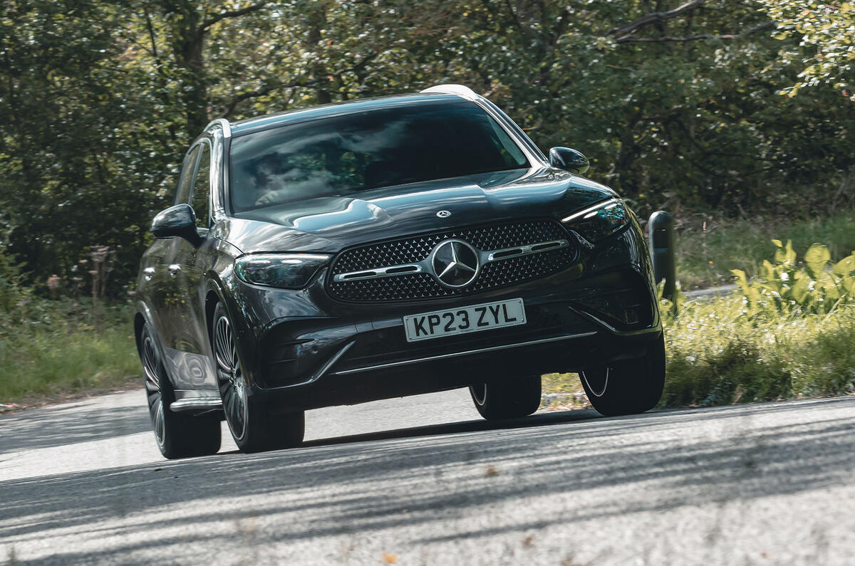 mercedes glc review 2023 03 cornering front mercedes glc review 2023 03 cornering front