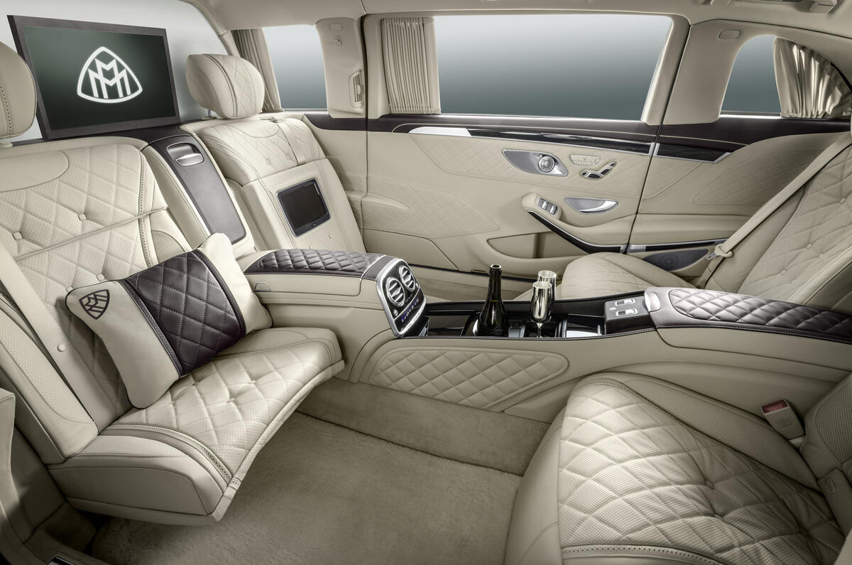Mercedes-Maybach S 600 rear seats