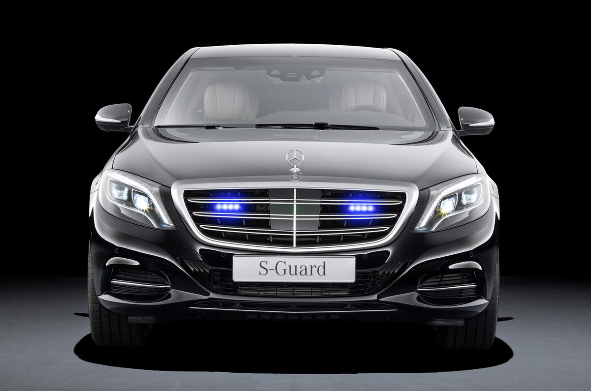 no title New armoured Mercedes-Benz S-class revealed