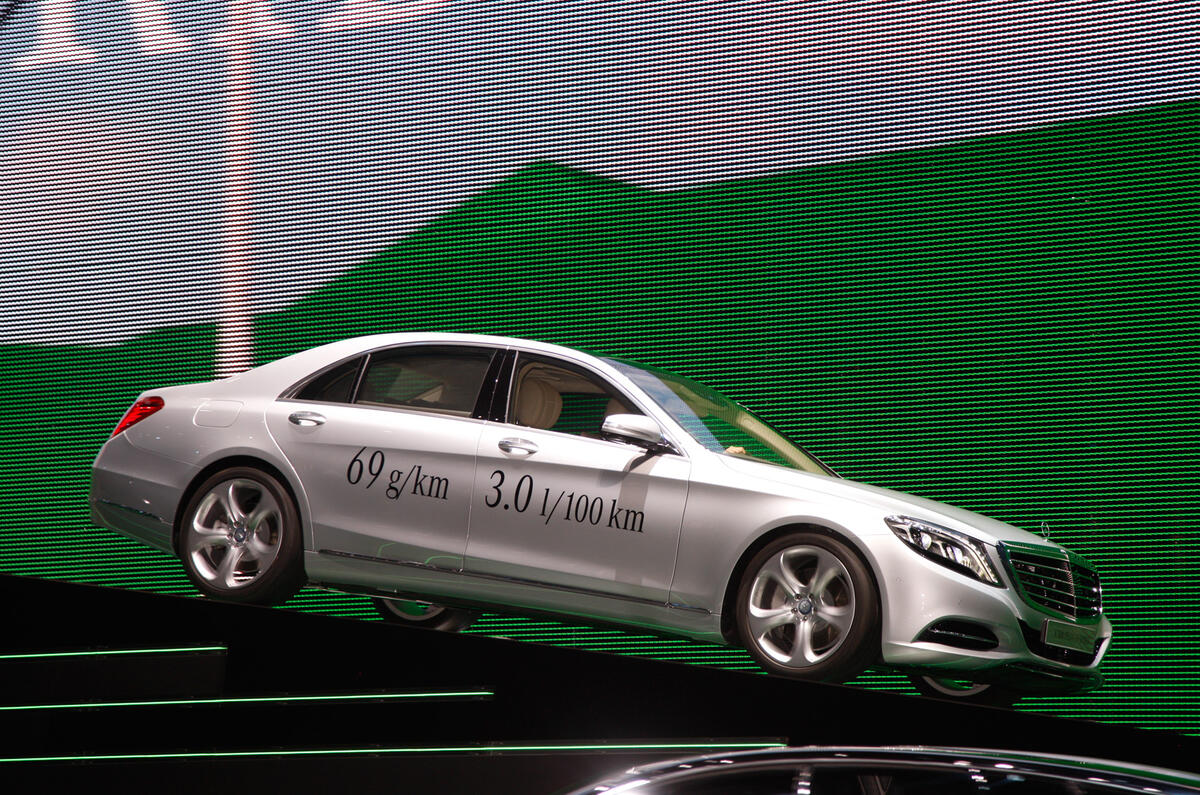 Mercedes-Benz S500 plug-in hybrid shown