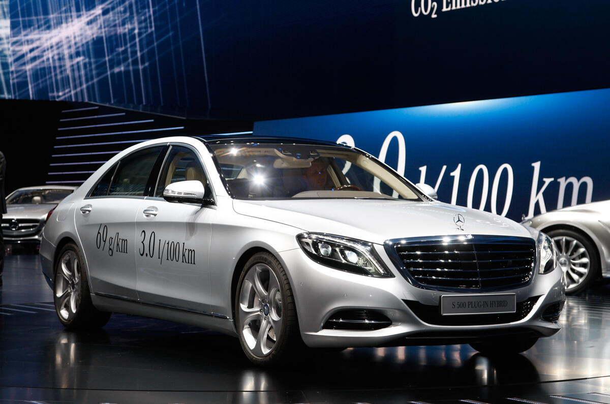 Mercedes-Benz S500 plug-in hybrid shown