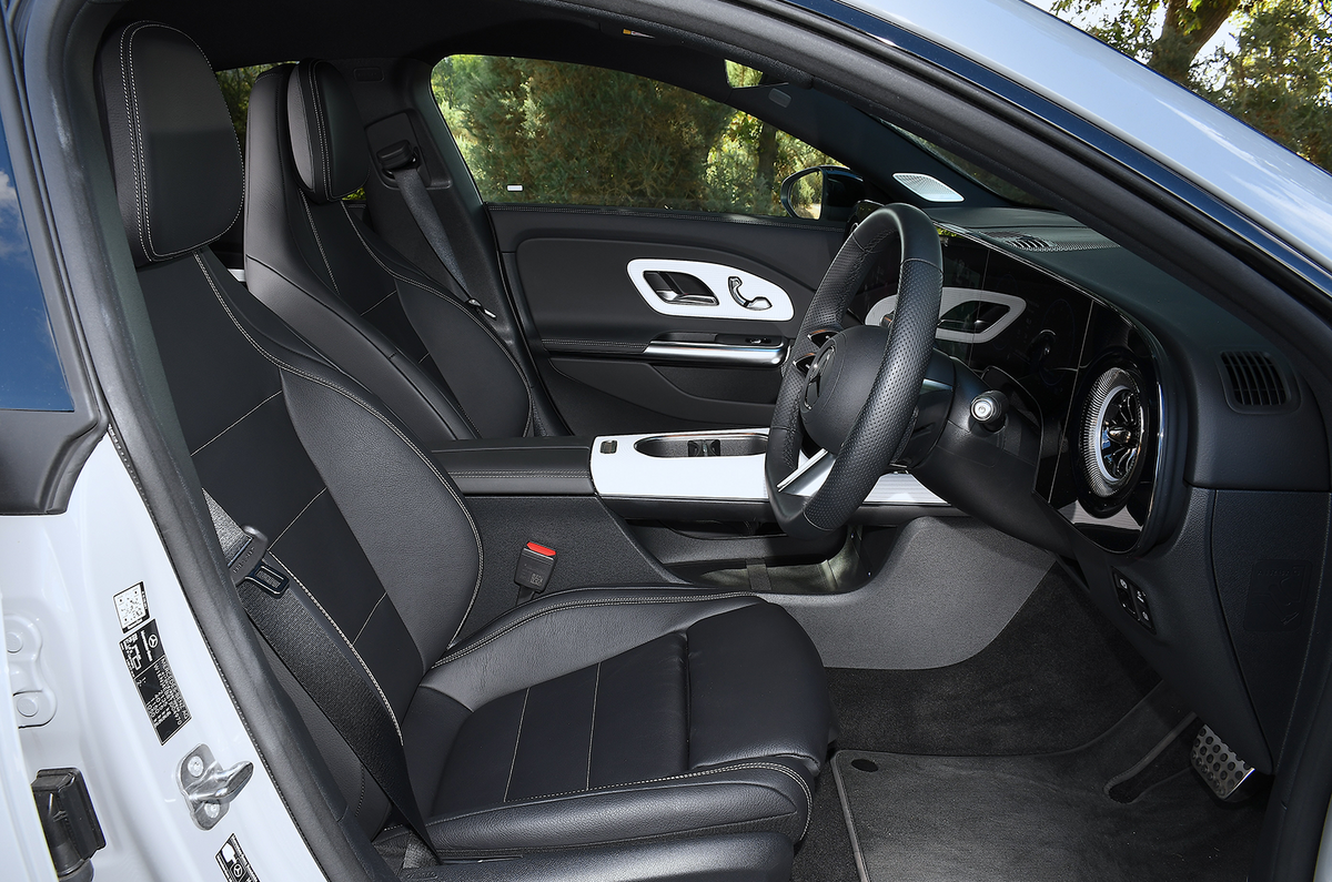 Mercedes CLA front seats