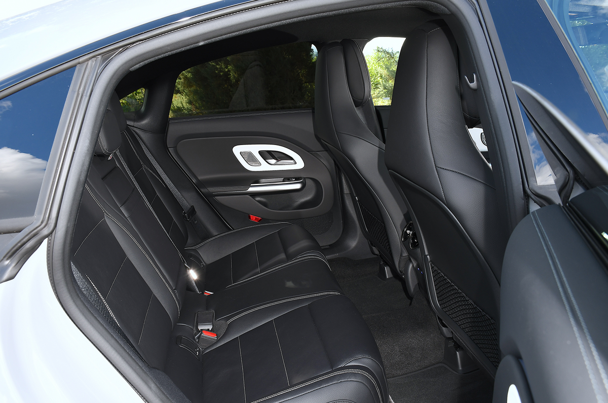 Mercedes CLA rear seats
