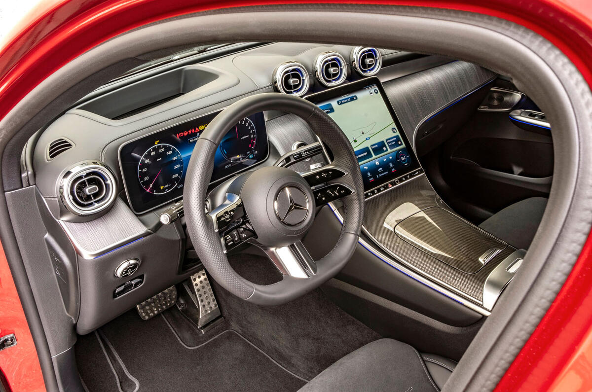 merecedes glc300 coupe review 202312 cabin