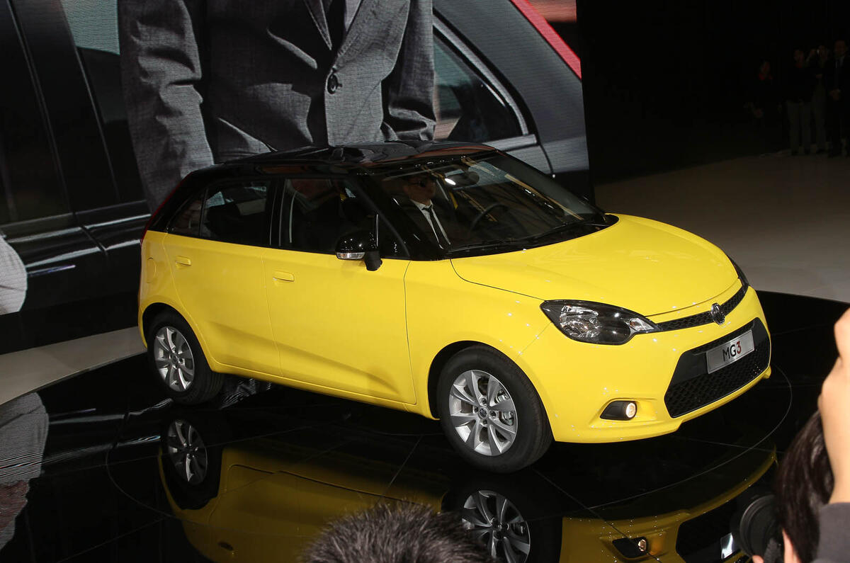Shanghai motor show: MG3