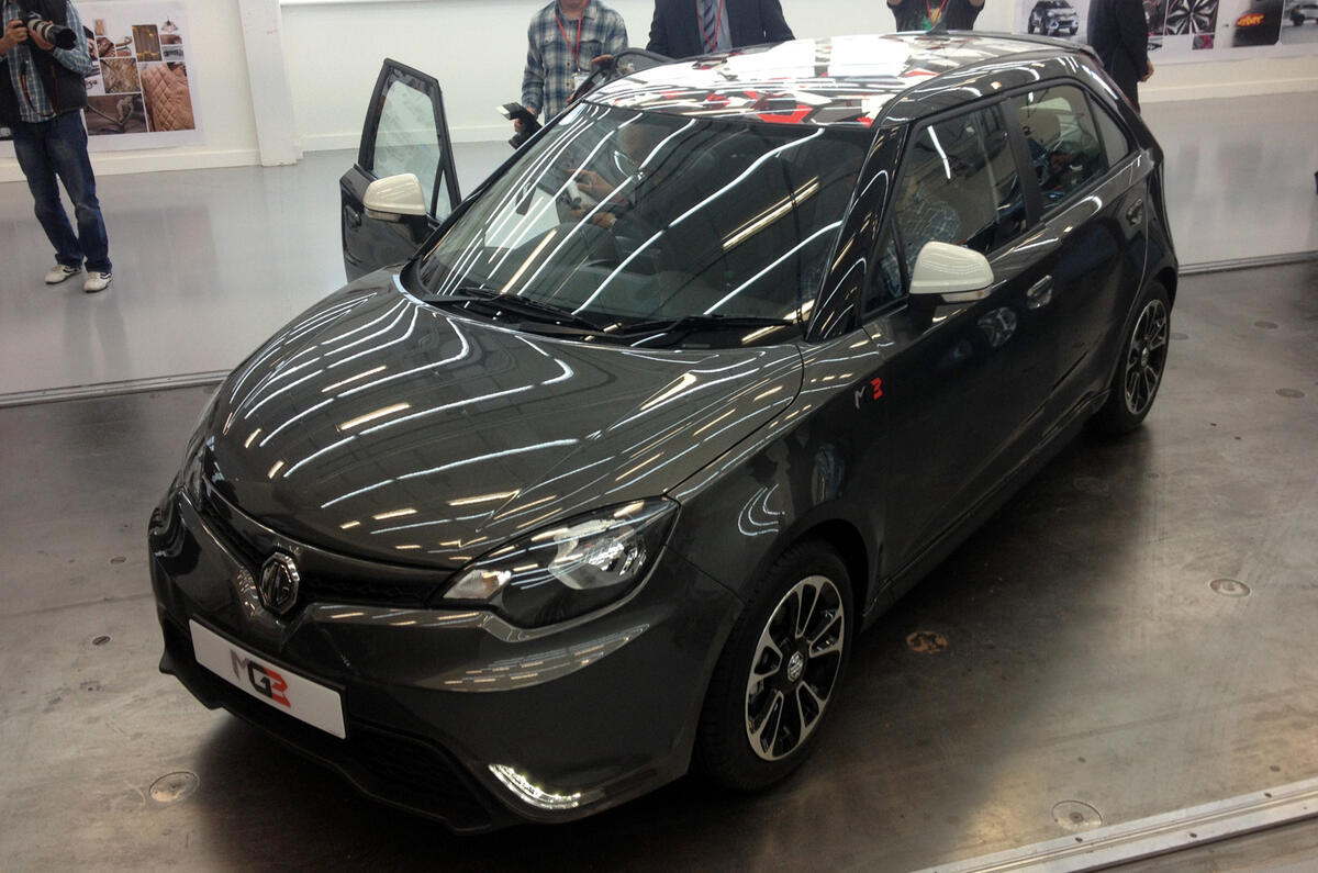 no title New MG 3 will cost less than £10,000