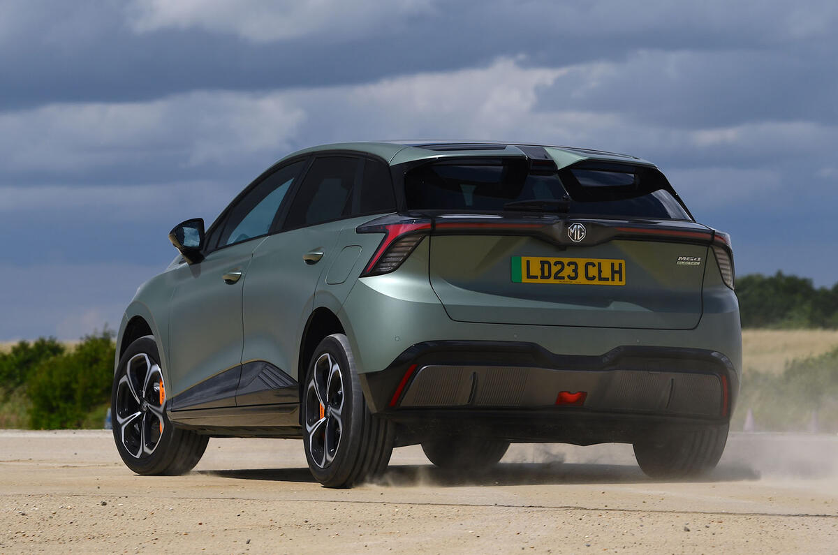 MG 4 X Power 2025 Review rear corner 8146 MG 4 X Power 2025 Review rear corner 8146