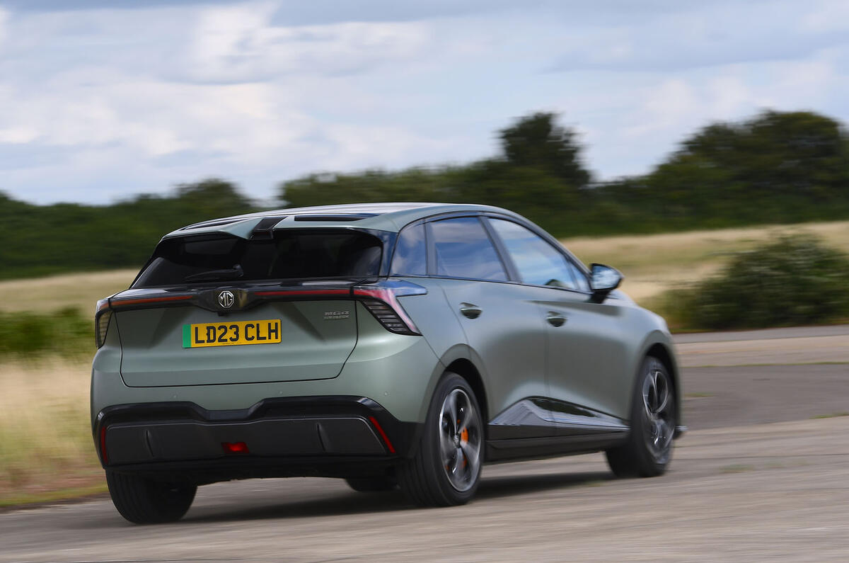 MG 4 X Power 2025 Review rear corner 8308 MG 4 X Power 2025 Review rear corner 8308