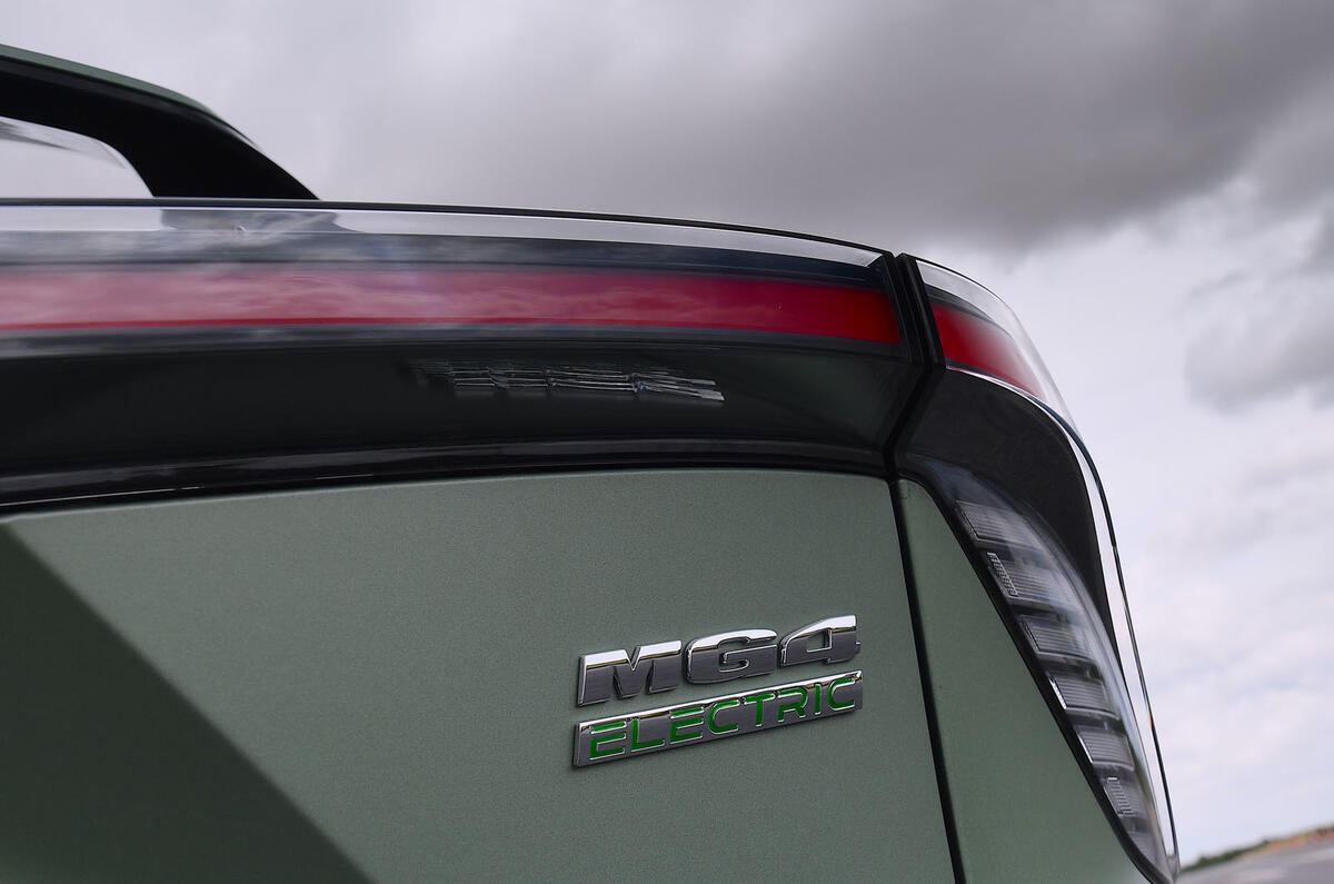 MG 4 X Power 2025 Review rear light 8089 MG 4 X Power 2025 Review rear light 8089