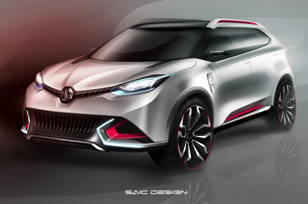 no title MG CS SUV concept poised for Shanghai reveal