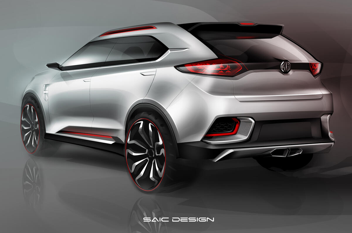 no title MG CS SUV concept poised for Shanghai reveal