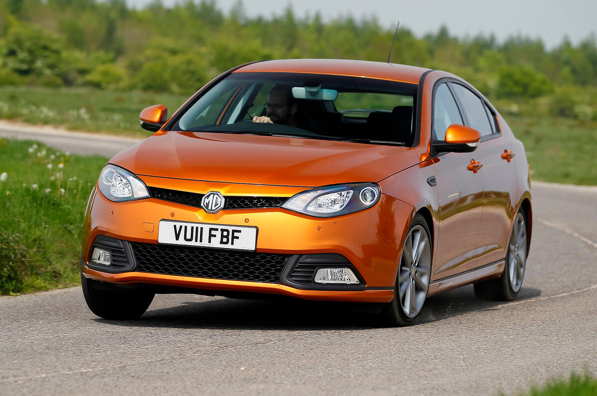 The MG 6 combines a comfortable ride with good body control MG6 cornering